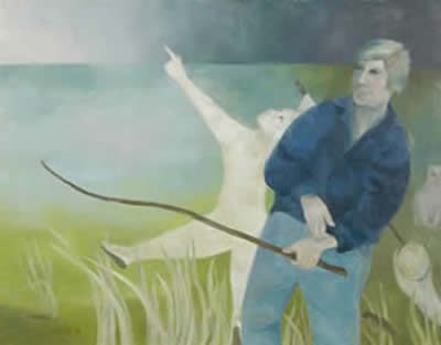 Elizabeth Borne paintings at Station Gallery
