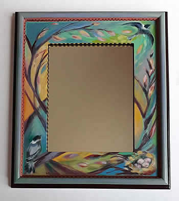 Laura McMillan mirrors at Station Gallery