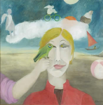 Elizabeth Borne paintings at Station Gallery